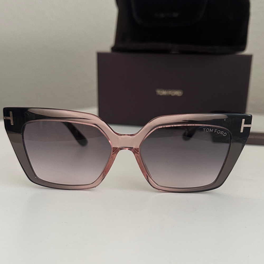 Tom Ford Gradient Black Sunglasses for Women
